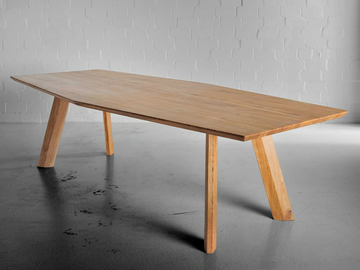 RHOMBI - Solid wood table by Vitamin Design - view 2